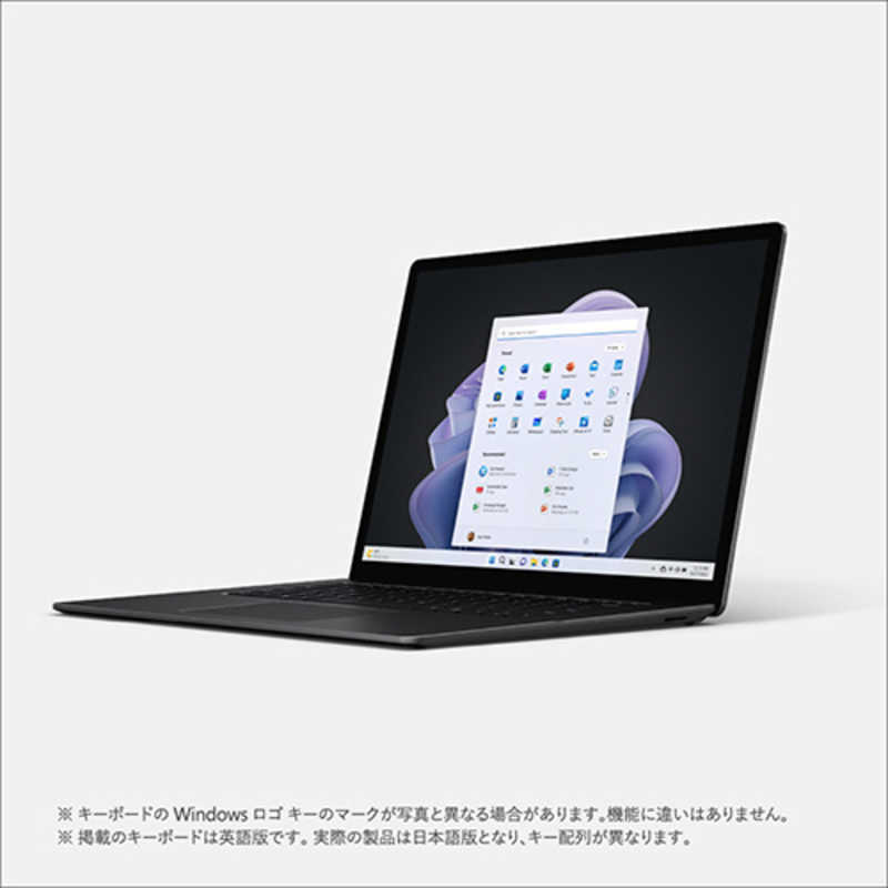 マイクロソフト　Microsoft マイクロソフト　Microsoft Surface Laptop 5 15インチ ブラック [Windows 11 Home/Core i7/メモリ:16GB/SSD:512GB] RIP-00045 RIP-00045
