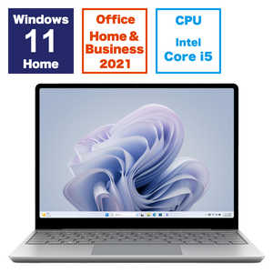マイクロソフト　Microsoft Surface Laptop Go 3 Platinum Surface プラチナ [12.4型 /Win11 Home /Core i5 /メモリ：8GB /SSD：128GB /Office] XJB-00004