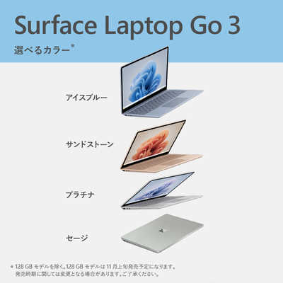 マイクロソフト Microsoft Surface Laptop Go 3 プラチナ [intel Core