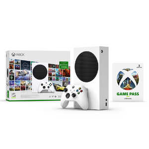 マイクロソフト　Microsoft Xbox Series S (512 GB) スターターバンドル (Xbox Game Pass Ultimate 3ヶ月利用権 同梱版)  ホワイト［ゲーム機本体］ RRS-00159