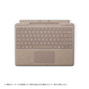 マイクロソフト　Microsoft Surface Pro キーボード(ペン収納付き/スリム ペン別売り) デューン  8XA00163