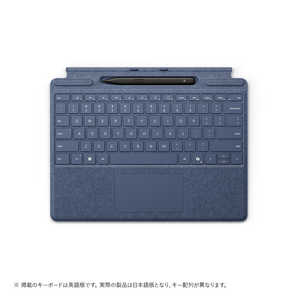 マイクロソフト　Microsoft Surface Pro キーボード(ペン収納付き/スリム ペン付き) サファイア  8X600209