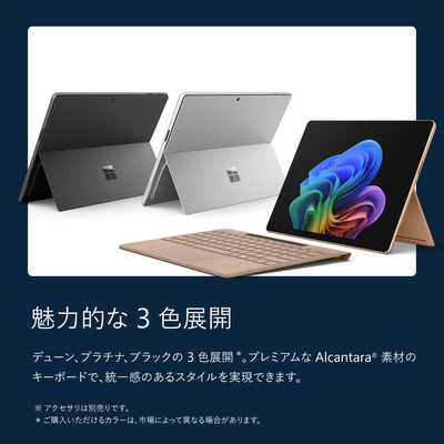 マイクロソフト Microsoft Surface Pro12 プラチナ 13.0型/Windows11