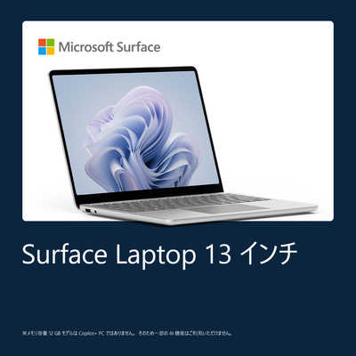 マイクロソフト Microsoft Surface Laptop 13 インチ Snapdragon X
