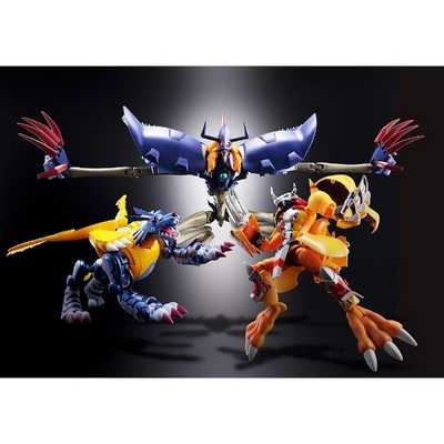 デジモン フィギュアセット アグモン ガブモン ディアボロモン C賞 アグモン＆ガブモン セットフィギュア - Meccha Japan