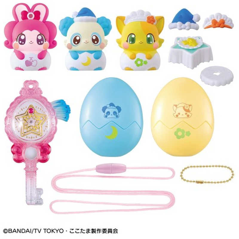 バンダイ Bandai キラキラハッピｰ セール ひらけ キラキラハッピｰここたまセット ここたま