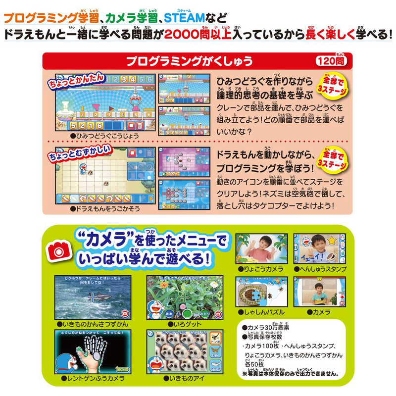 バンダイ Bandai ドラえもんカメラでひらめきパッド カメラデヒラメキパッド の通販 カテゴリ おもちゃ バンダイ Bandai 家電通販のコジマネット 全品代引き手数料無料