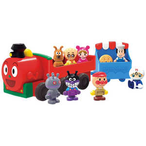 バンダイ　BANDAI 【アウトレット】それいけ！アンパンマン アンパンマンはじめてハウスドールセット SLマンと8人のなかまたち 