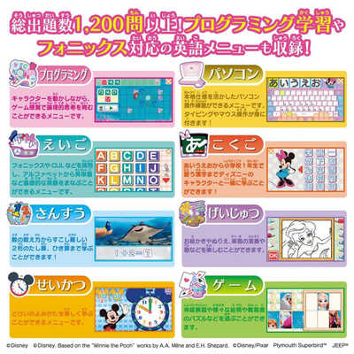 バンダイ BANDAI ディズニー＆ピクサーキャラクターズ ラーニング