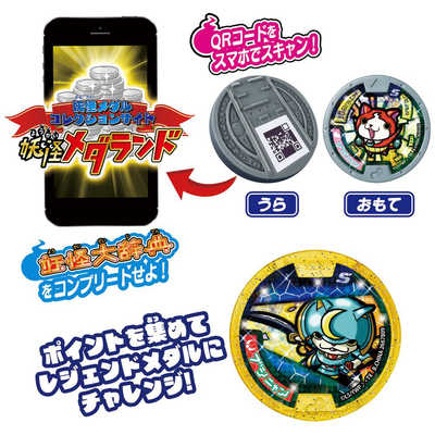 妖怪ウォッチ妖怪Sメダル100枚以上 バンダイ BANDAI 妖怪ウォッチ♪ 妖怪Sメダル おかえり妖怪ワールドへ