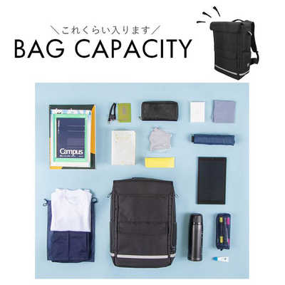 フットマーク RAKU SACK ORIGINAL2 101395 25L リュック 09ブラック  