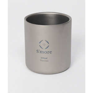 SMORE Titanium Double Cup 350 二重構造 チタンカップ(350mL) SMOrsUT001DCa350slv SMOrsUT001DCa350slv