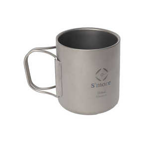 SMORE Titanium Double Mug 350 二重構造 チタンマグカップ(350mL) SMOrsUT001DMa350slv SMORE Titanium Double Mug 350 二重構造 チタンマグカップ(350mL) SMOrsUT001DMa350slv