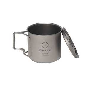 SMORE Titanium Mug with Lid 350 蓋付きチタンマグカップ(350mL) SMOrsUT001MWLa350slv SMOrsUT001MWLa350slv