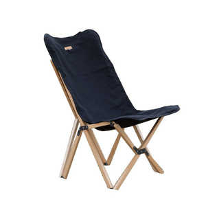 SMORE Woodi Pack Chair ウッディ パック チェア(53×58×81cm/ブラック) SMOrsPC001aFblk