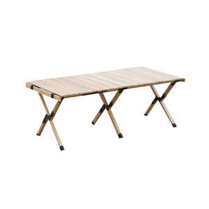 SMORE Woodi Roll Table ウッドロールテーブル 120(Lサイズ:約122×60×43cm) SMOrsRT001a120beg