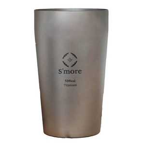 SMORE Titanium Tumbler Double500 チタンタンブラー(300mL) SMOrsUT001TD1a500slv SMORE Titanium Tumbler Double500 チタンタンブラー(300mL) SMOrsUT001TD1a500slv