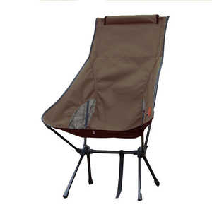 SMORE Alumi High-back Chair アルミ ハイバック チェア(約56×65×85cm/チョコレート) SMOFT002HBCaFbrw