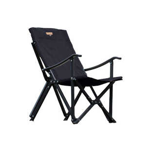 SMORE Alumi High Armchair アルミ ハイ アームチェア(約幅45×奥行52×高さ68cm/ブラック) SMOFT002HACaFblk SMOFT002HACaFblk