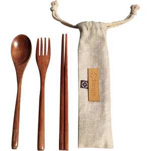 SMORE Woodi Cutlery Set  ȥ꡼ 3å SMOmd001aFbrw