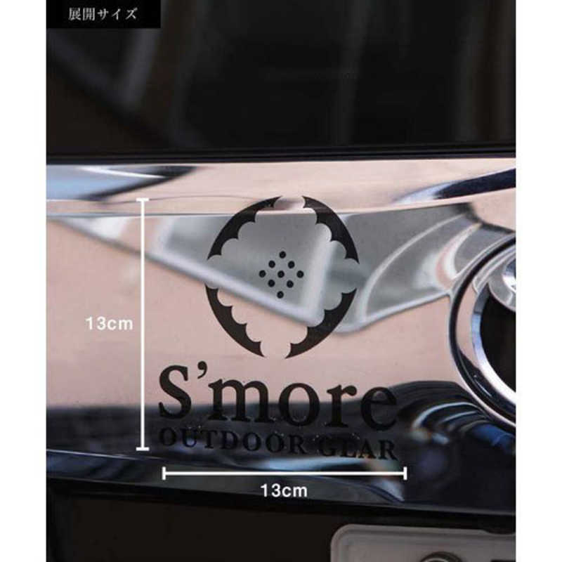 SMORE SMORE S'more スモア ロゴステッカー(S type/ブラック) SMOxyk001aSblk SMOxyk001aSblk