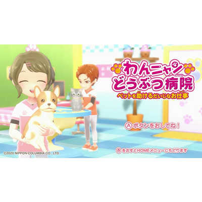日本コロムビア Switchゲームソフト わんニャンどうぶつ病院 ペットを