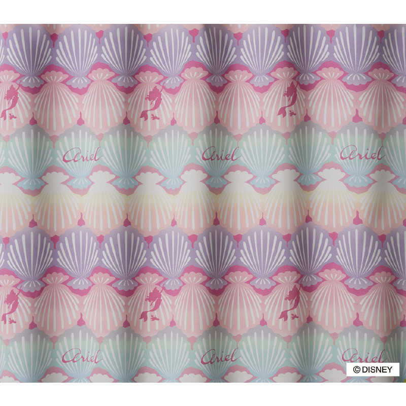 スミノエ スミノエ ドレープカーテン プリンセス/シェル(100×135cm/ピンク)  