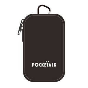 ソースネクスト POCKETALK (ポケトーク) S Plus 専用ポーチ(ブラック) PTSP-PBK