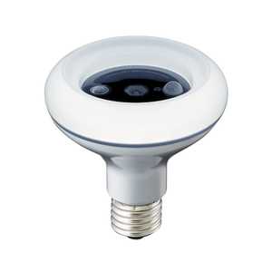ドウシシャ LED電球 トイレのLED消臭電球 人感センサー付　ホワイト LDDR-40NHS