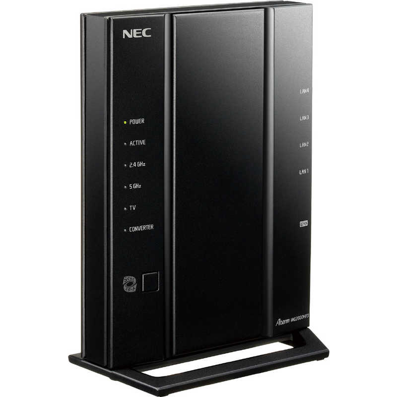 NEC NEC 無線LANルーター(Wi-Fiルーター) ac/n/a/g/b 目安：～4LDK/3階建 PA-WG2600HP3 PA-WG2600HP3