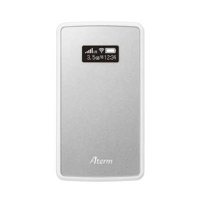 Aterm MP02LN モバイルルーター 本体 予備バッテリー付 Aterm MP02LN ホワイト モバイルルーター 予備電池 アダプタ付き