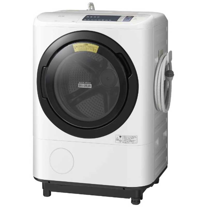 日立　HITACHI 日立　HITACHI ドラム式洗濯乾燥機 ビッグドラム 洗濯11.0kg 乾燥6.0kg ヒートリサイクル乾燥 (左開き)  BD-NV110AL-W ホワイト BD-NV110AL-W ホワイト