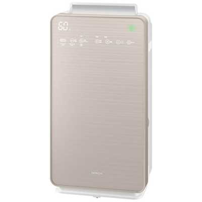 HITACHI 日立 加湿空気清浄機 EP-NVG90 2019年製 日立 EP-NVG90-N 加湿空気清浄機 自動おそうじ クリエア シャンパン