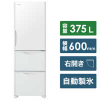 日立冷蔵庫　2019年製　R-S38JV(xw) 日立 HITACHI 冷蔵庫 XW R-S38JV-XW の通販 - カテゴリ：冷蔵庫