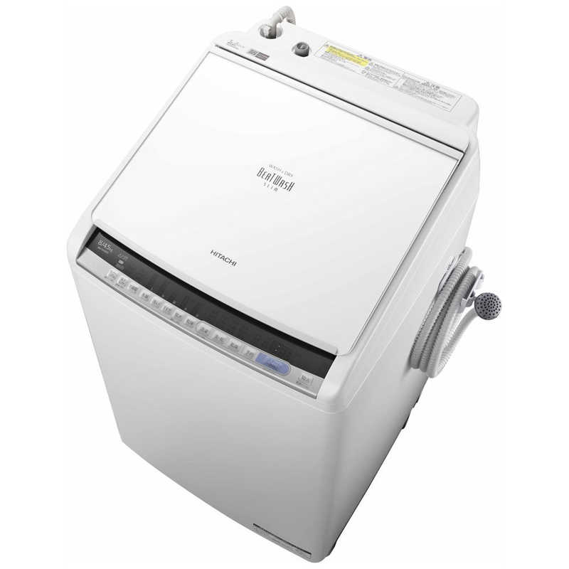 日立　HITACHI 日立　HITACHI 縦型洗濯乾燥機 ビートウォッシュ 洗濯8.0kg 乾燥4.5kg ヒーター乾燥(水冷・除湿タイプ)  BW-DV80C ホワイト BW-DV80C ホワイト