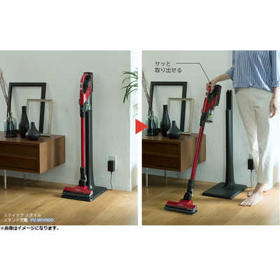 HITACHI PV-BFH900 スティッククリーナー パワーブースサイクロン 保証書付き】HITACHI パワーブーストサイクロン PV-BFH900(R)