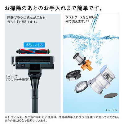 日立　PV-BL20G　ラクかるスティッククリーナー スティッククリーナー（コードレス式）PV-BL20G ： クリーナー