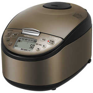日立　HITACHI 炊飯器 1升 ふっくら御膳 圧力IH ブラウンメタリック RZ-G18EM-T