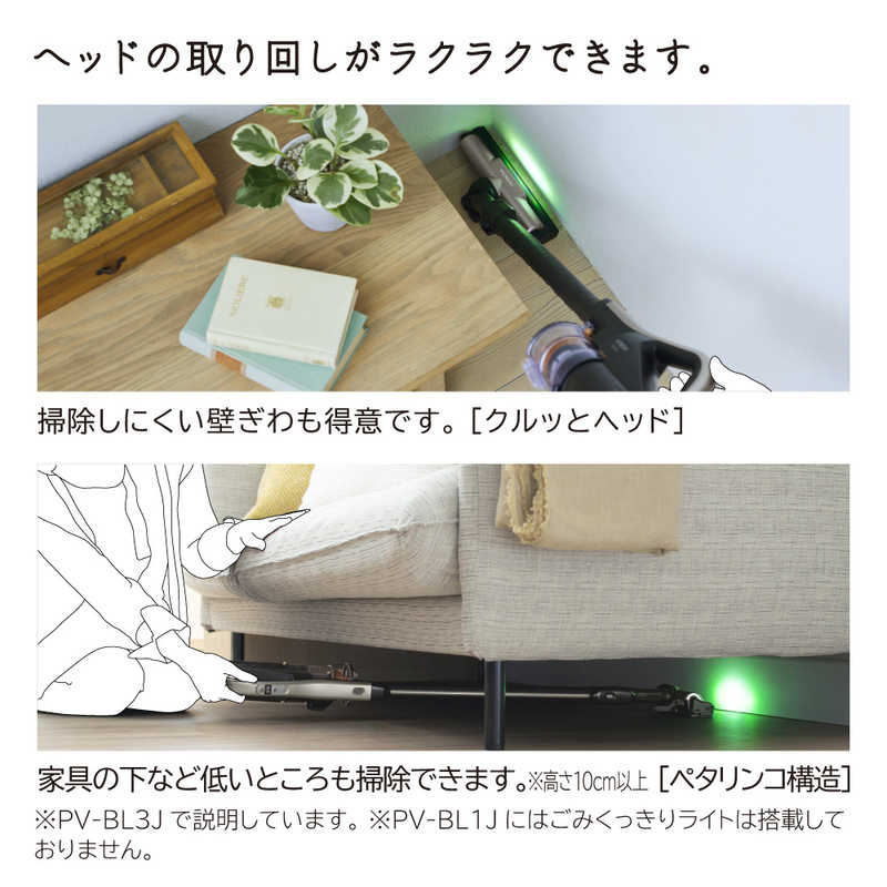 日立 HITACHI スティッククリーナー [サイクロン式 /コードレス] PV-BL1J-W の通販 | カテゴリ：洗濯機・生活家電 | 日立  HITACHI 家電通販のコジマネット - 全品代引き手数料無料