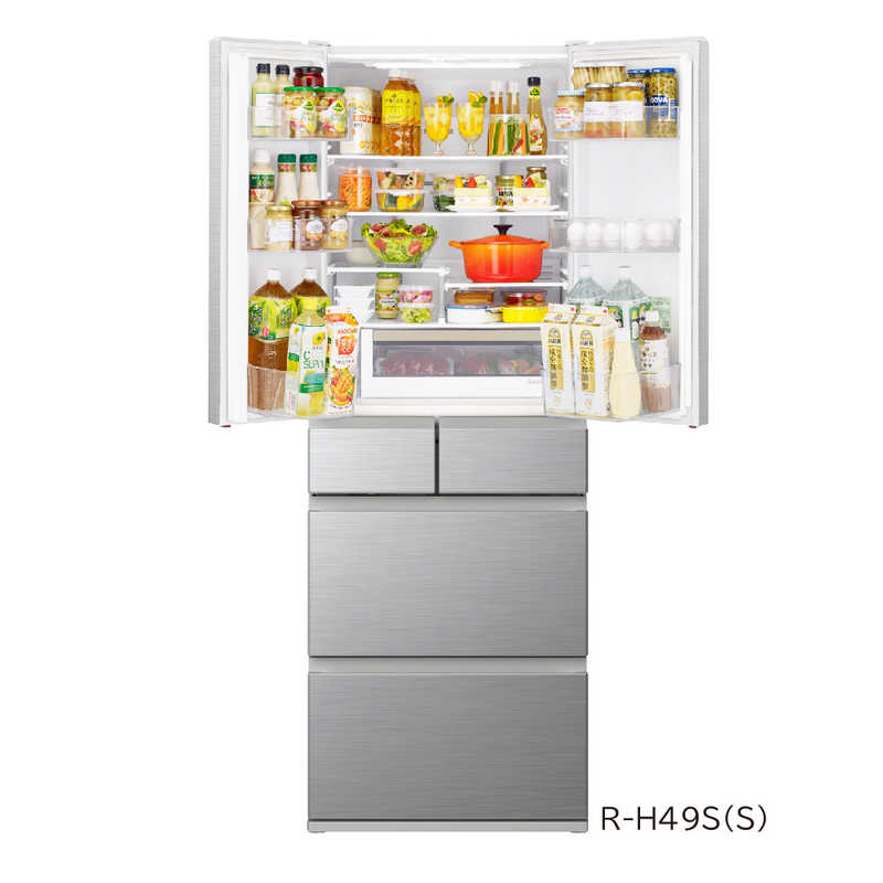 日立 HITACHI 冷蔵庫 Hタイプ 6ドア フレンチドア(観音開き) 485L R 