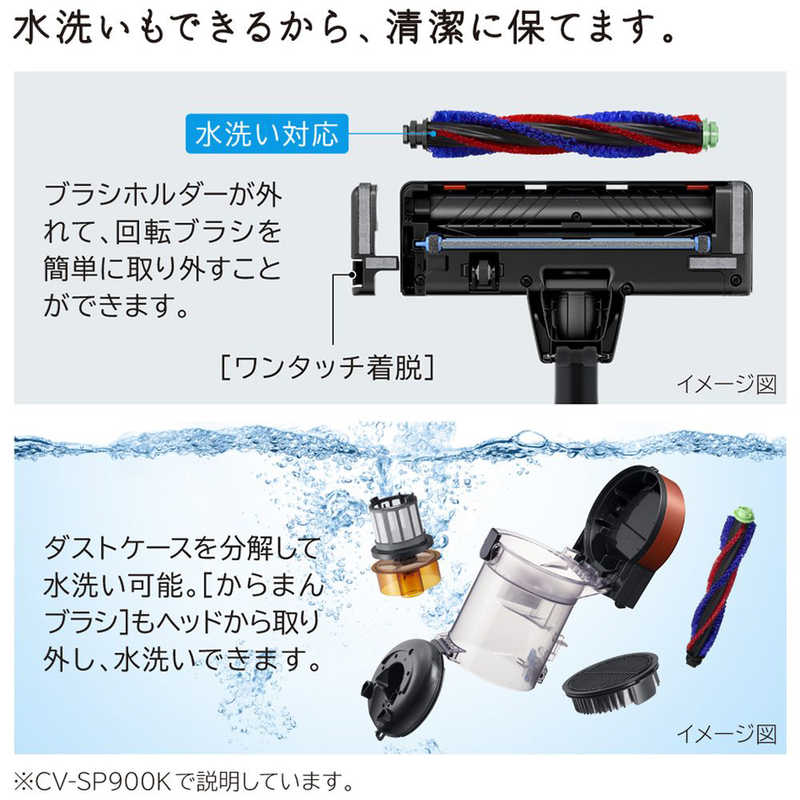 日立　HITACHI 日立　HITACHI サイクロン掃除機 スカーレット  [サイクロン式/コード式] CV-SP900K-R CV-SP900K-R