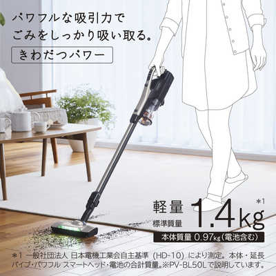 日立 HITACHI スティック型掃除機 ［サイクロン式 /コードレス］ PV 