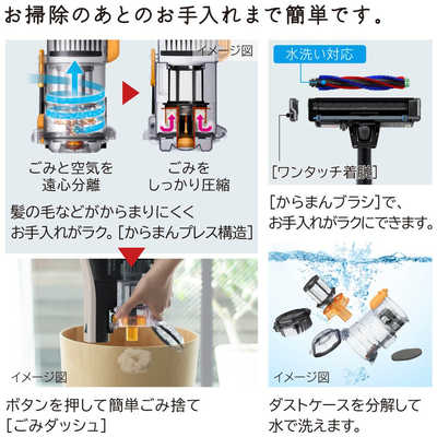 日立 HITACHI スティック型掃除機 ［サイクロン式 /コードレス