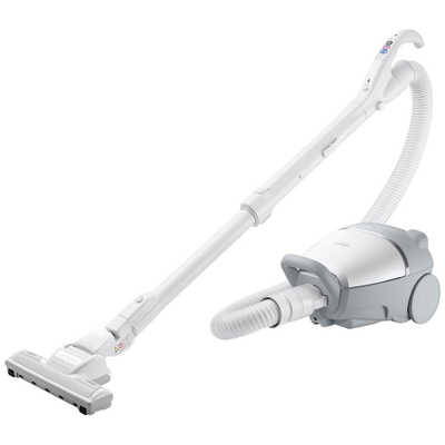 日立 HITACHI キャニスター掃除機 紙パック式 ホワイト CV-KV70L-W の