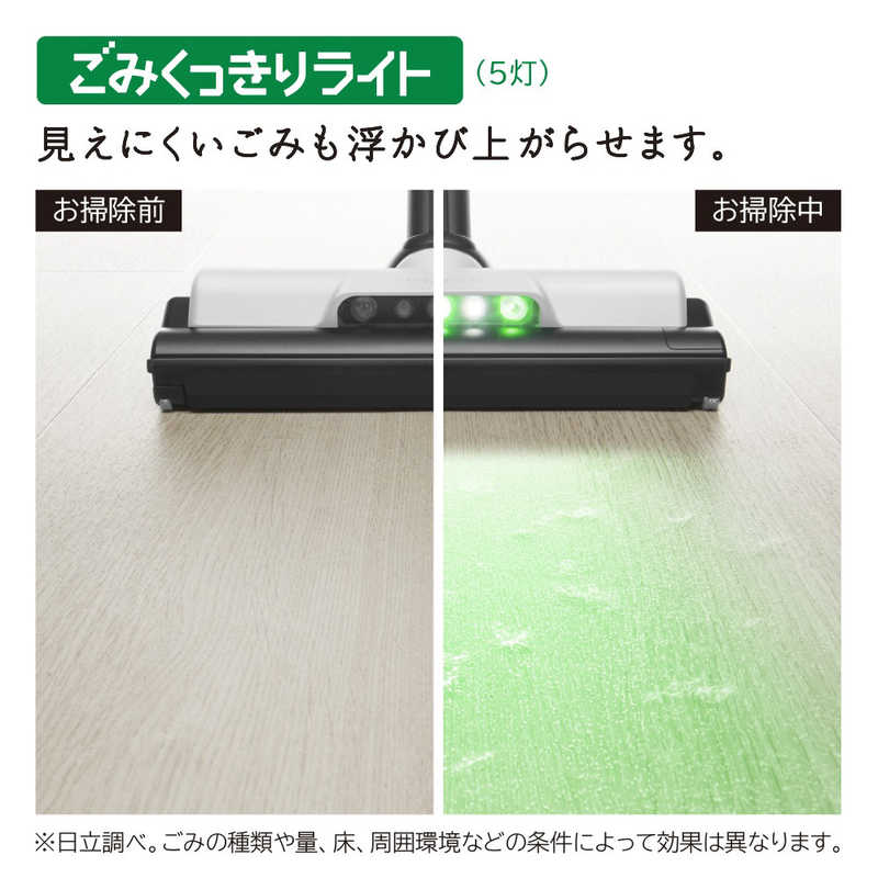 日立　HITACHI 日立　HITACHI スティック型掃除機 ［サイクロン式 /コードレス］ ライトグレー PV-BS1M-H PV-BS1M-H