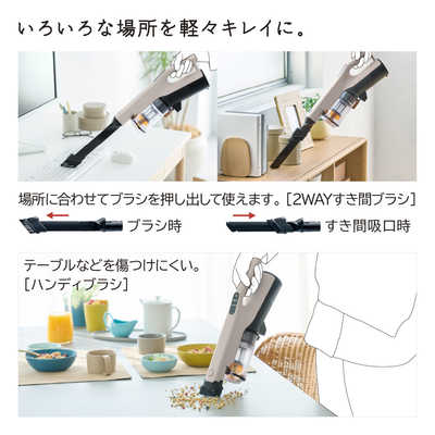 日立 HITACHI スティッククリーナー ラクかるスティック サイクロン式