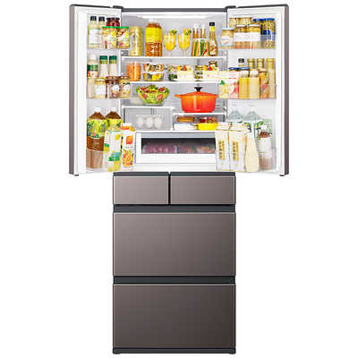 日立 HITACHI 冷蔵庫 6ドア 540L フレンチドア(観音開き) HWCタイプ 幅