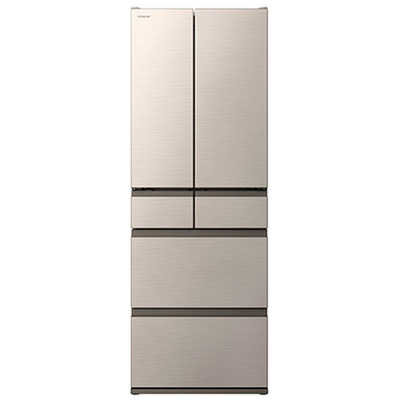 日立★冷蔵庫★幅65cm★485L★フレンチドア★R-HW49S N 2022年 日立 HITACHI 冷蔵庫 6ドア 485L フレンチドア(観音開き) HWC