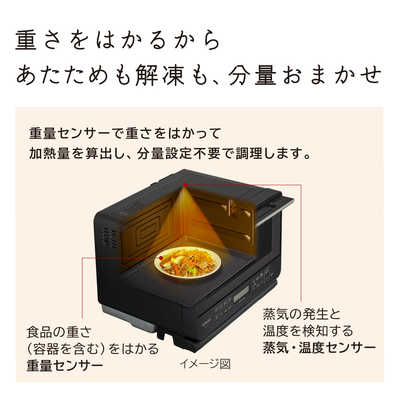 オーブンレンジ（過熱水蒸気）MRO-S7CA H(チャコールグレー