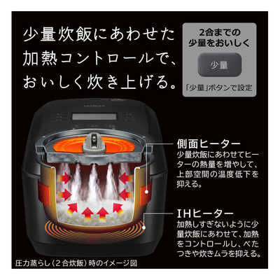 日立 HITACHI 炊飯器 5.5合 ふっくら御膳 圧力＆スチームIHジャー 圧騰